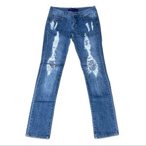Miley Cyrus Distressed Stretch Jeans Size 7